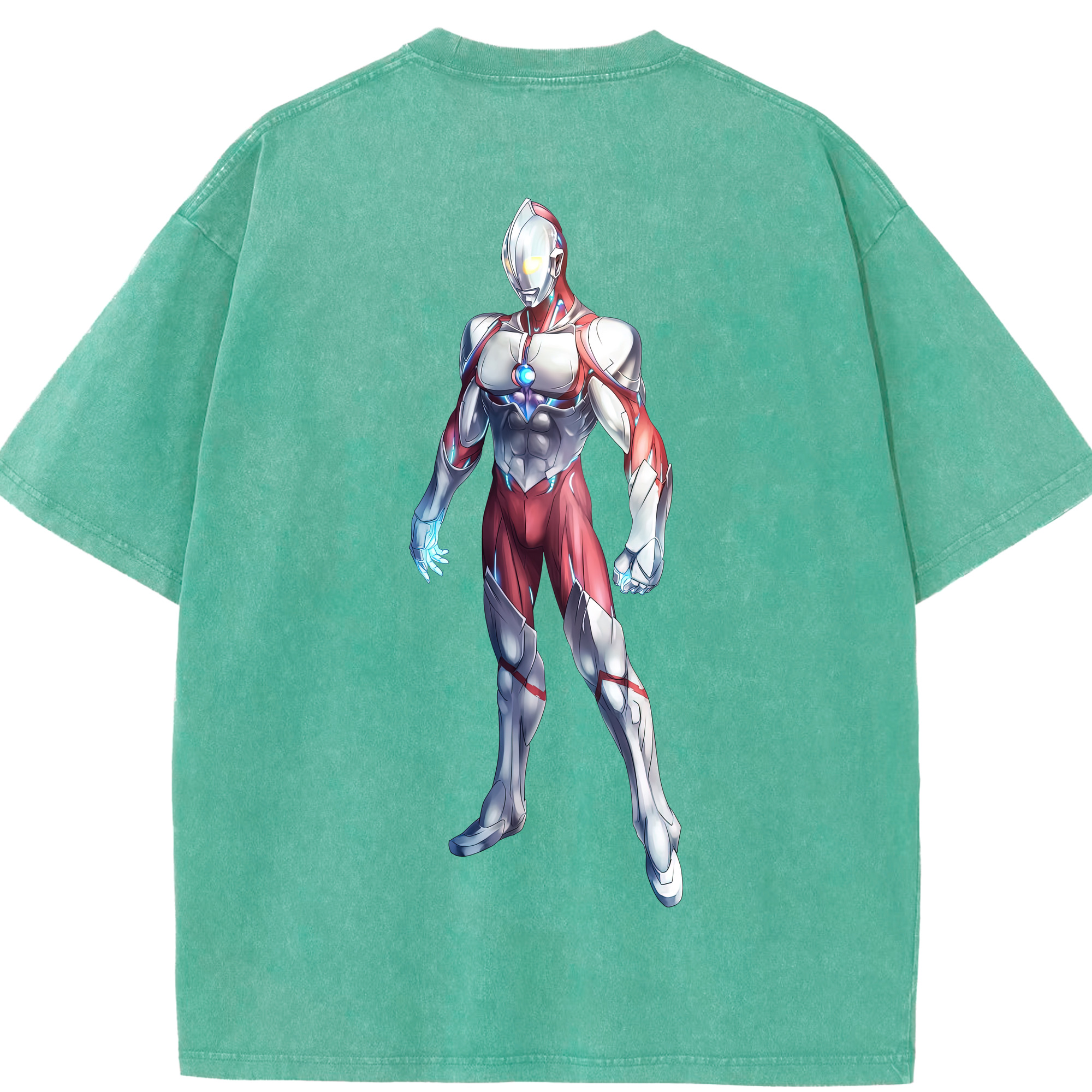 （画像用） ウルトラマン Ultraman 綿100% ヴィンテージ風 半袖Tシャツ（背面プリント）